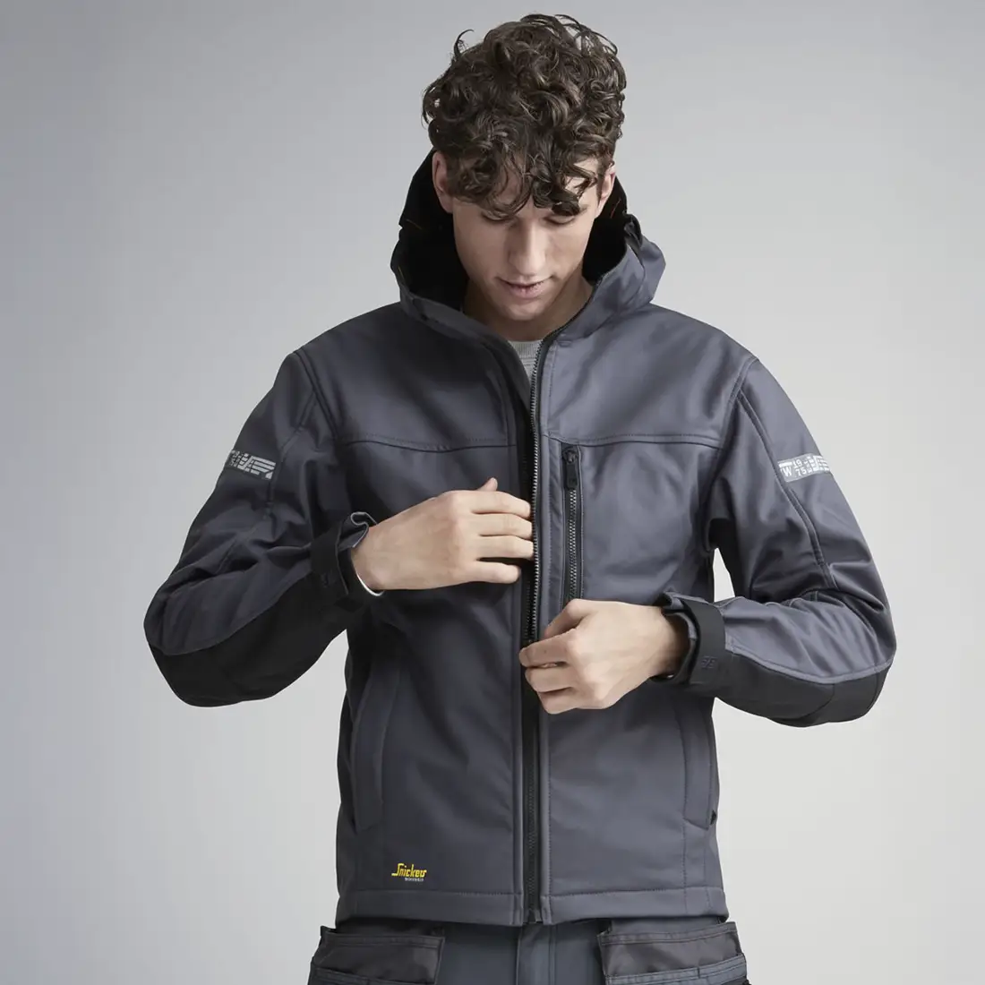 SNICKERS - AllroundWork Softshell-Jacke mit Kapuze