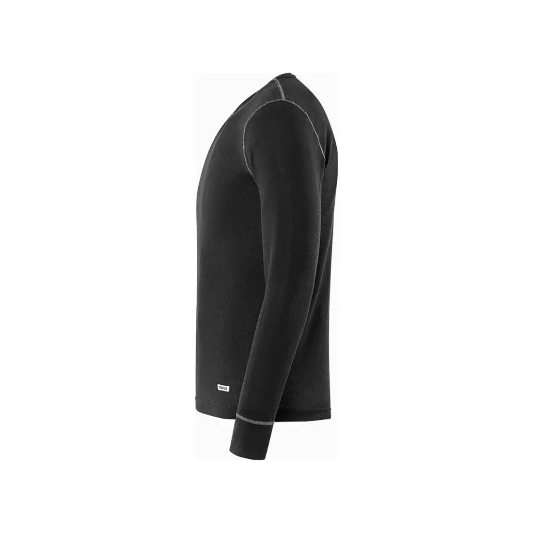 FRISTADS - T-Shirt langarm 787 OF schwarz