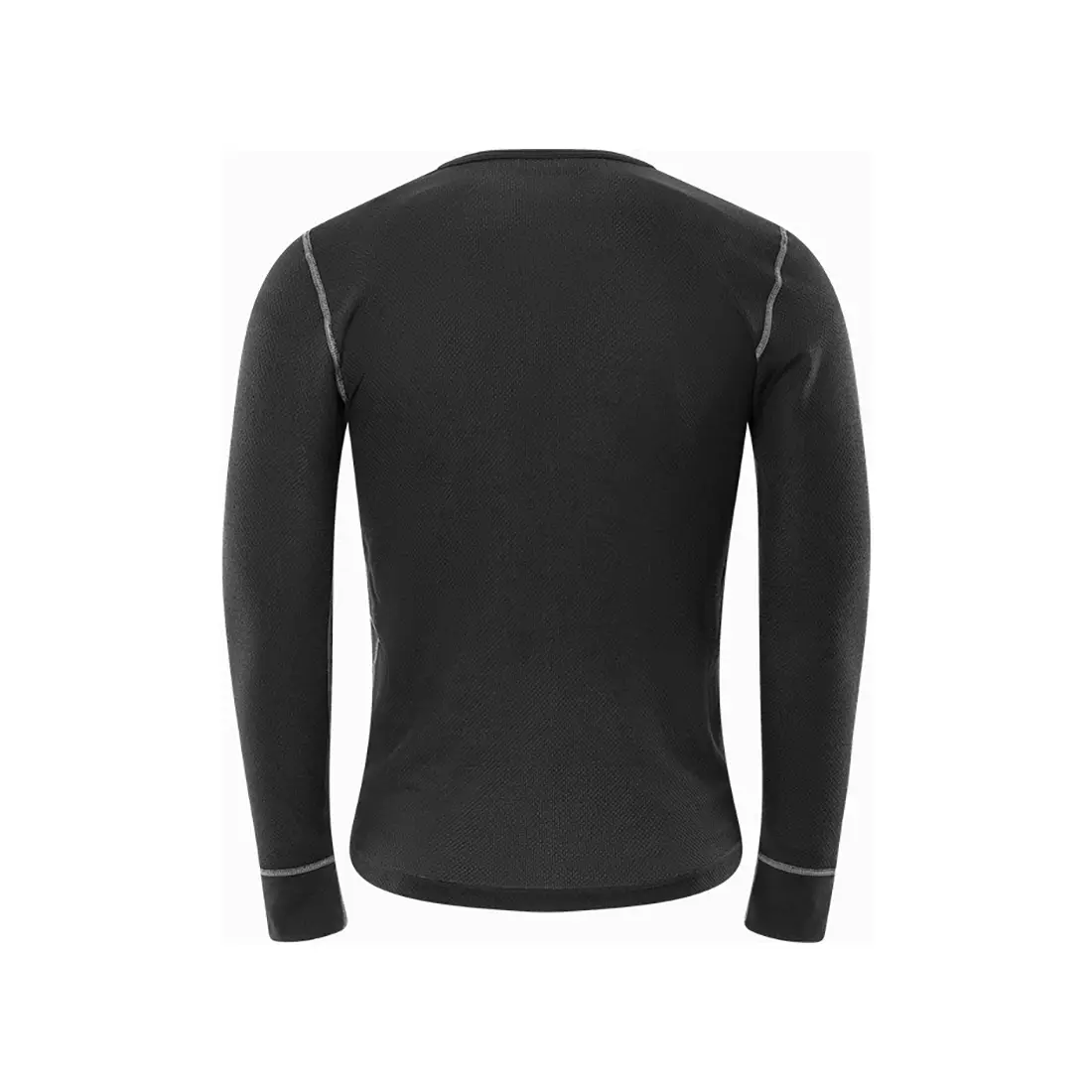 FRISTADS - T-Shirt langarm 787 OF schwarz
